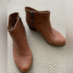 Lucky Brand Brolley booties, leather, brown, size 7
